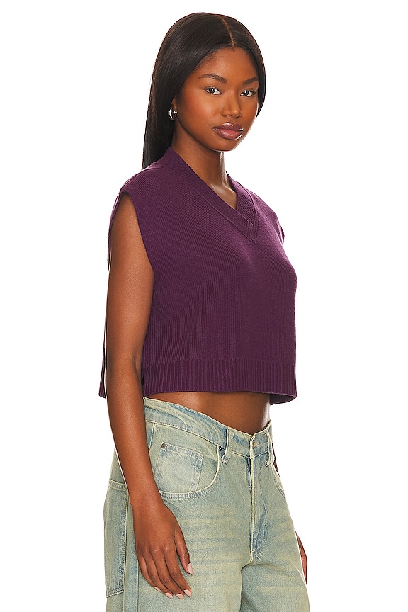 view 2 of 4 CHALECO FREE PEOPLE EASY STREET in Potent Purple