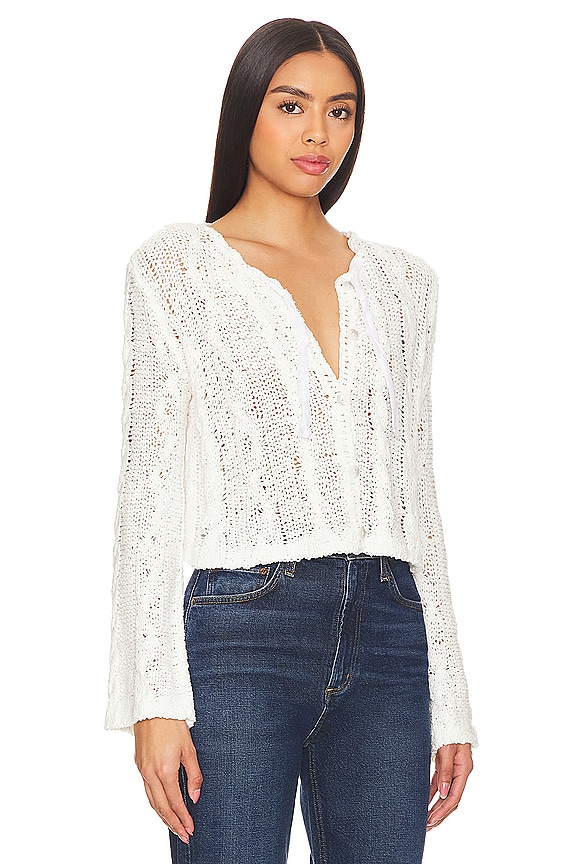 view 2 of 4 CÁRDIGAN FREE PEOPLE ROBYN in Bright White