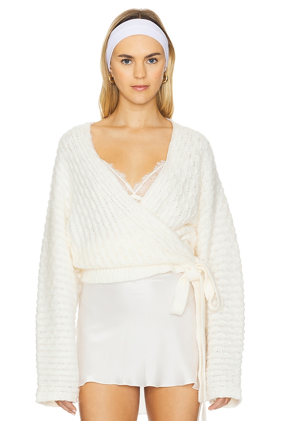 view 2 of 5 GILET FREE PEOPLE OVER YOU in Evening Cream