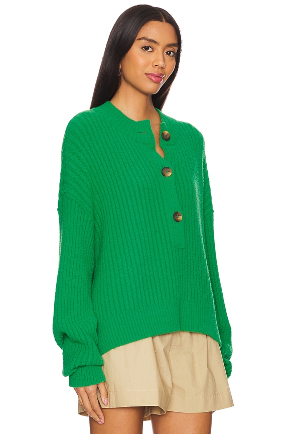 view 2 of 4 Cocoa Henley Pullover in Rolling Hills