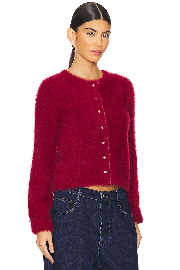 view 2 of 5 CELESTE 가디건 in Aged Red