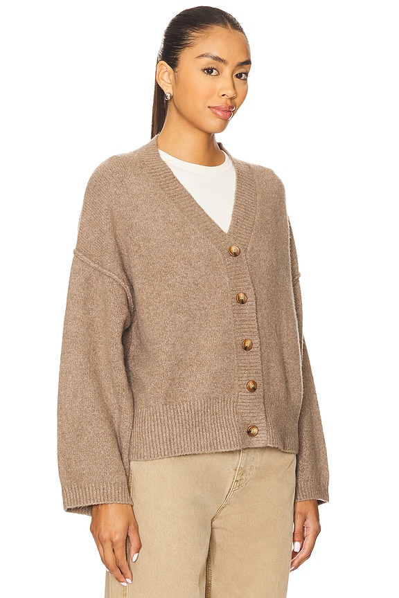 view 2 of 4 Cool Of The Night Cardi in Mocha Melange