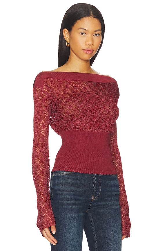 view 2 of 4 x REVOLVE Now Or Never Sweater in Brick Wall