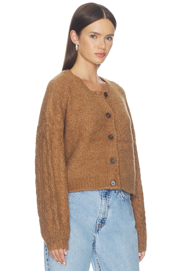 view 2 of 4 Thistle Cardigan in Macadamia
