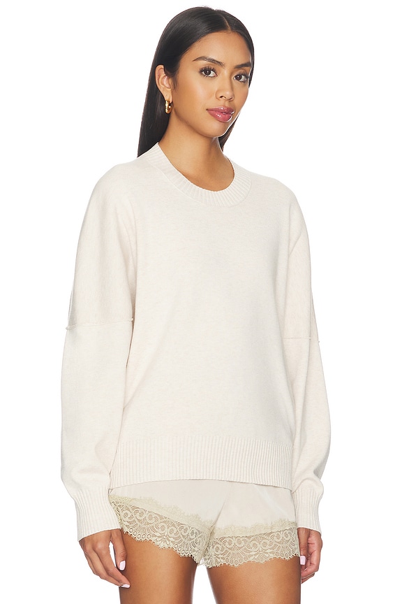 view 2 of 4 Alma Pullover in Marshmallow Heather