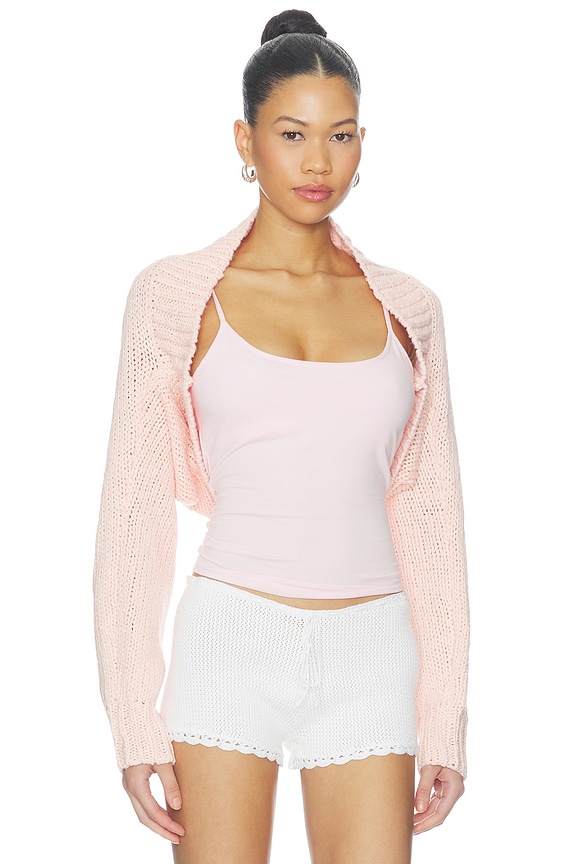 view 2 of 4 Opal Shrug in Silver Peony