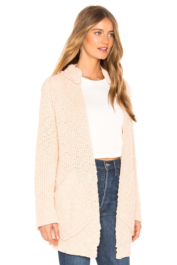 view 2 of 4 Waterfront Sweater Jacket in Peach