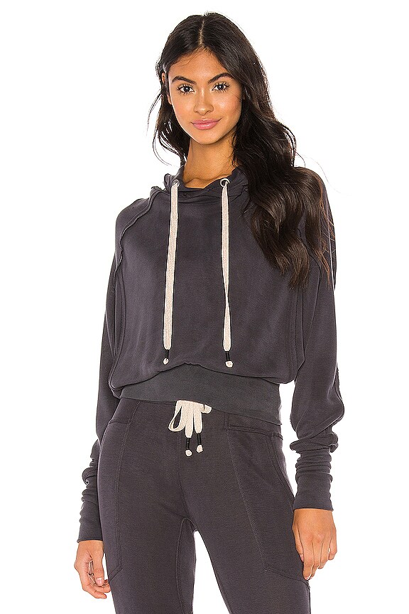 Free People X FP Movement Ready Go Hoodie in Black | REVOLVE
