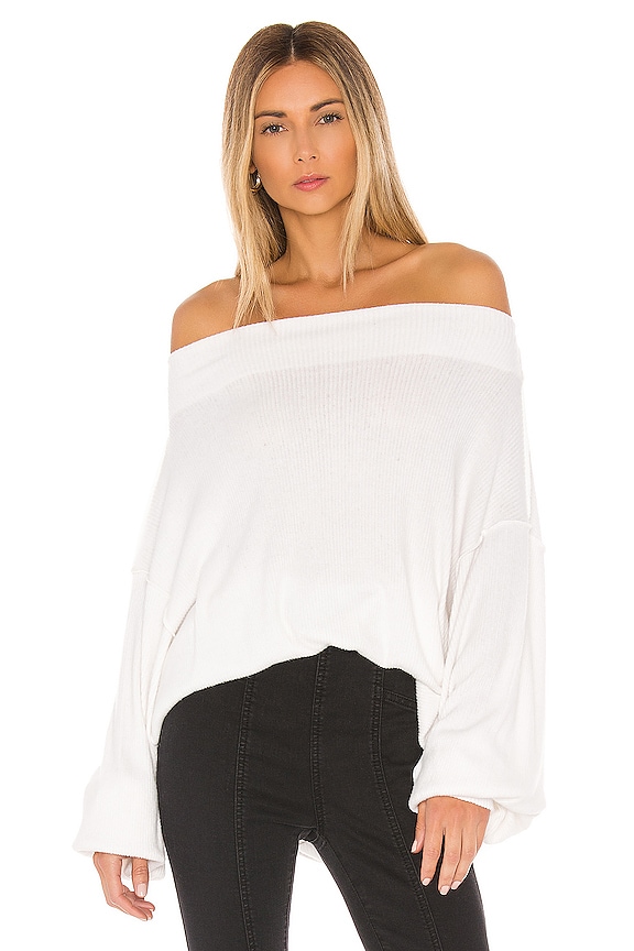 Free People Main Squeeze Hacci in White | REVOLVE
