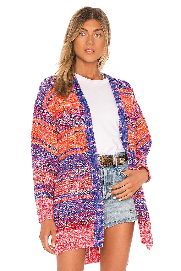 view 1 of 4 Dreaming Again Cardi in Pink Combo