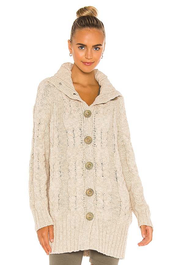 view 2 of 5 Espresso Cardi in Blanched Pine