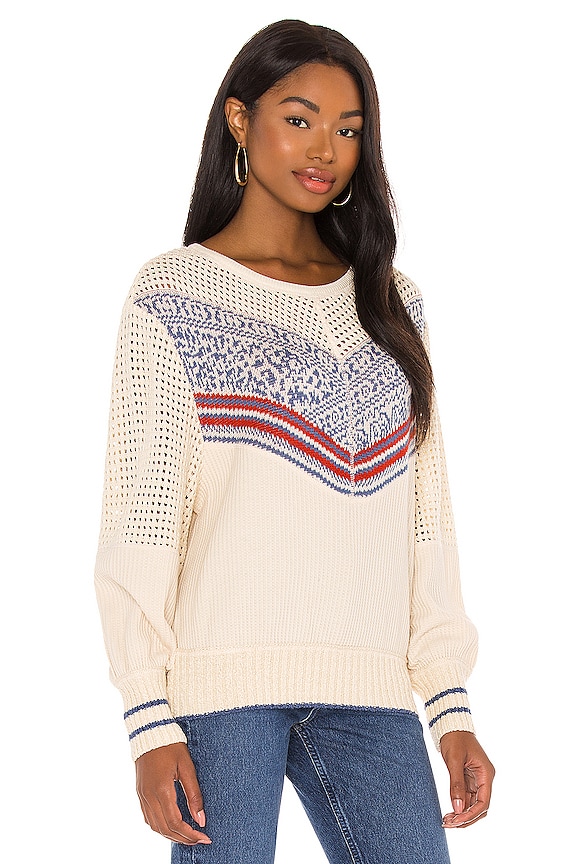 view 2 of 4 Geo Party Pullover in Ivory Multi