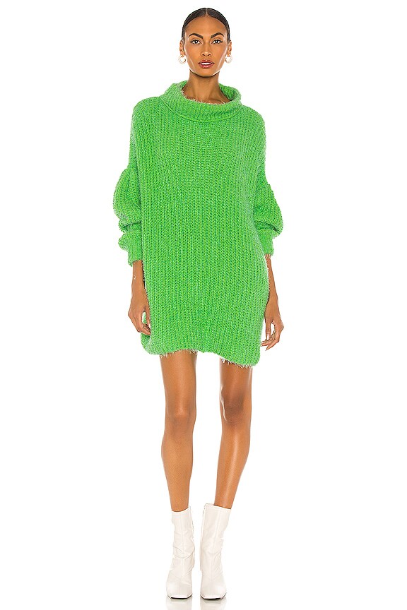 view 1 of 3 Oasis Tunic Pullover in Green Energy Combo