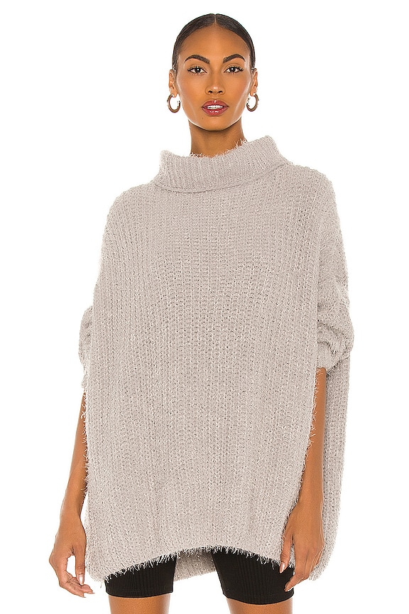 Free People Oasis Tunic Pullover in Silver Glass Combo | REVOLVE