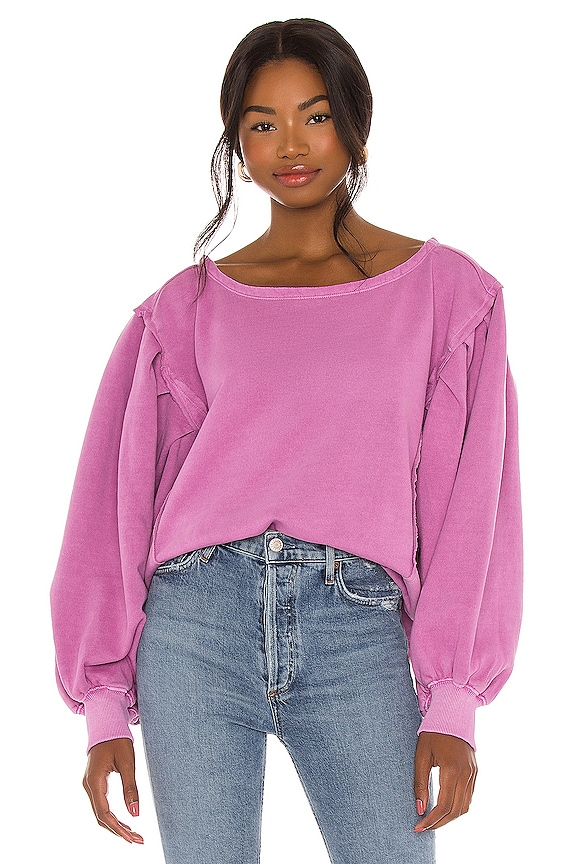 Free People Rosey Pullover in Lilac | REVOLVE