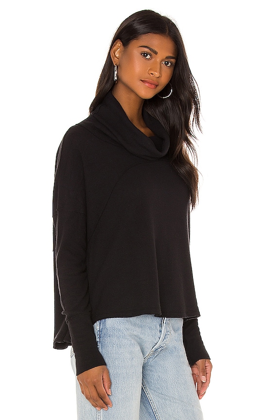 view 2 of 4 Cozy Time Funnel Pullover in Black