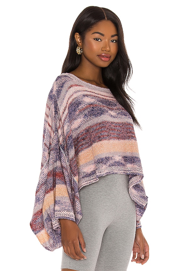 view 2 of 4 Saturn Poncho in Midnight Canyon Comb