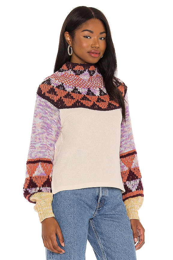 view 2 of 4 Swit The Small Stuff Pullover in Femme Combo