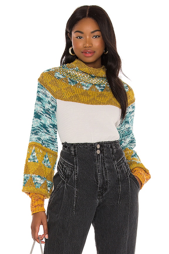 view 1 of 4 Swit The Small Stuff Pullover in Grey Combo