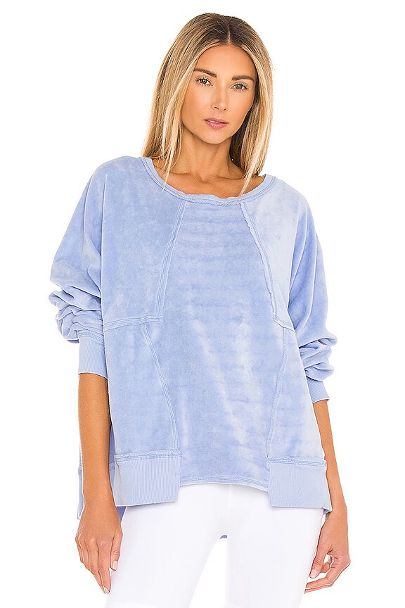 view 1 of 4 X FP Movement Strive On Sweater in Faded Periwinkle