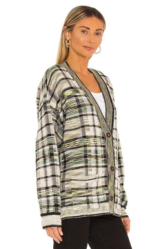 view 2 of 4 Mcgregor Plaid Cardigan in Green Tea