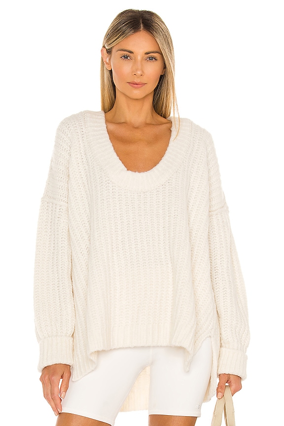 view 2 of 5 Blue Bell V Neck Sweater in Ivory