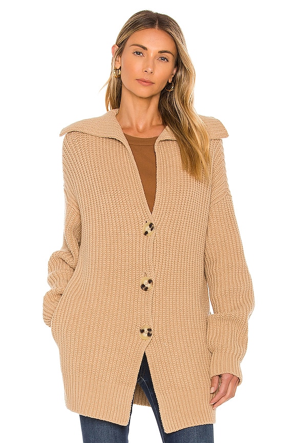 view 2 of 5 Swim Too Deep Cardi in Almond