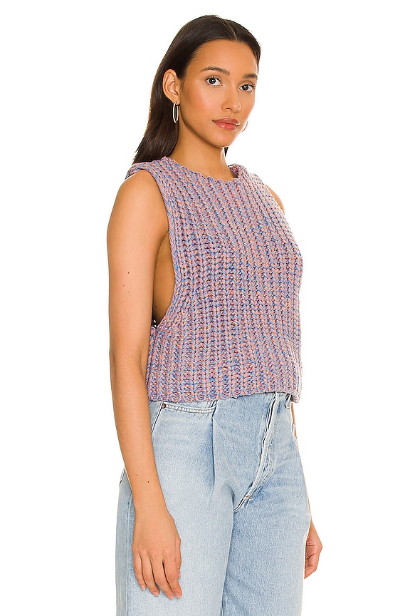 view 2 of 4 CHALECO FREE PEOPLE HOOPLA in Mountain Sunset Combo