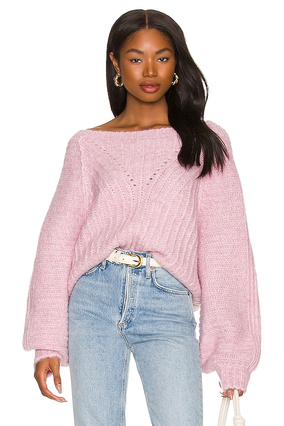 Free People Carter Pullover in Moonlit Orchid | REVOLVE