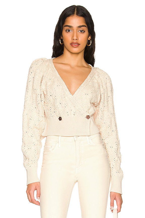 view 1 of 4 CÁRDIGAN FREE PEOPLE OLIVE YOU in Macadamia