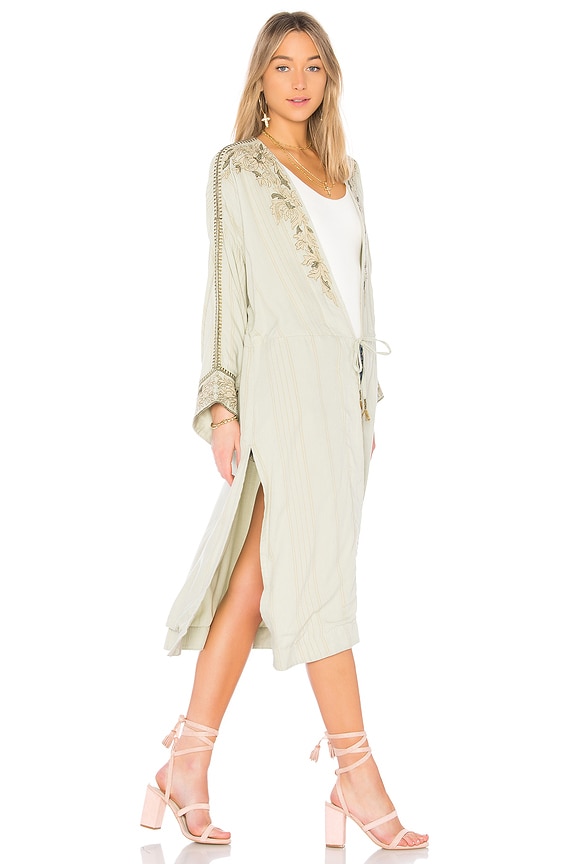 view 2 of 3 Afterglow Kimono in Mint