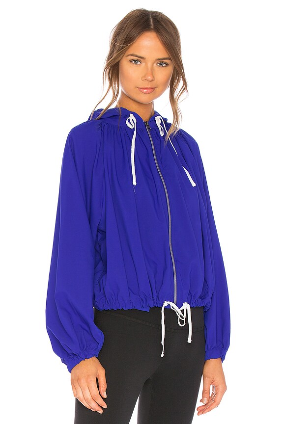 view 2 of 4 Movement Breeze Pleated Jacket in Ocean Blue