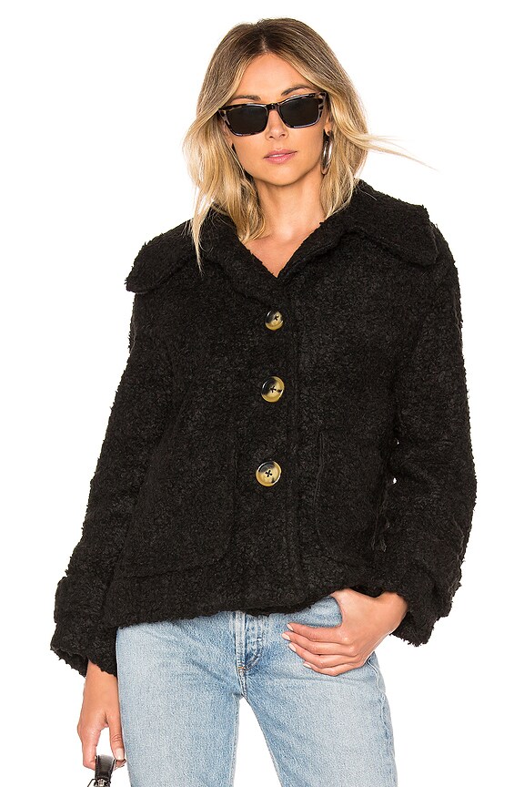 view 2 of 5 MANTEAU SO SOFT COZY in Black