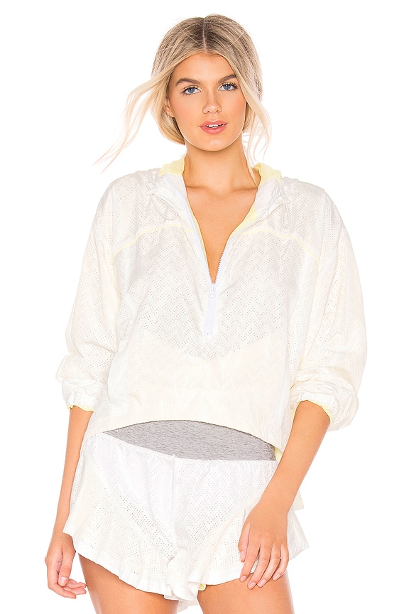 view 1 of 4 X FP Movement Rain Runner Jacket in White