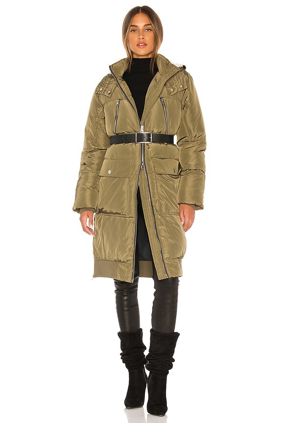 view 1 of 4 Oslo Utility Puffer Jacket in Olive