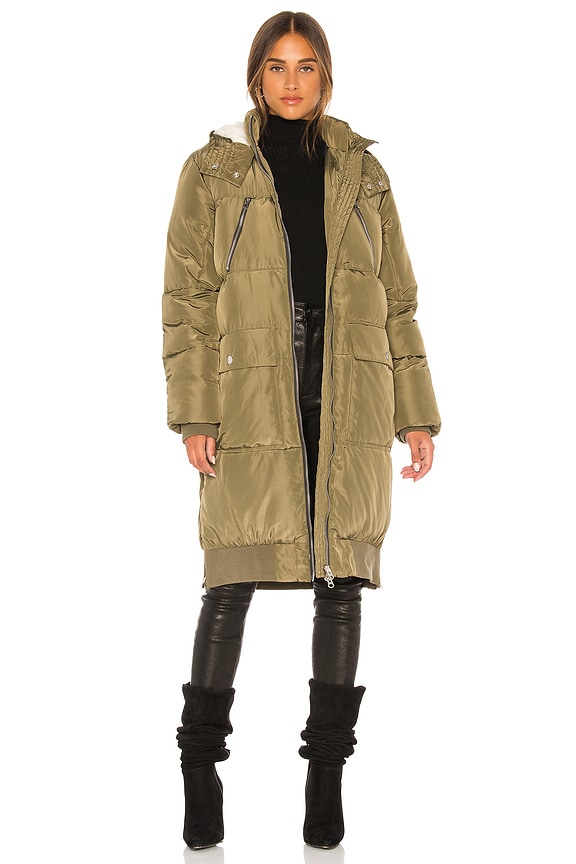 view 2 of 4 Oslo Utility Puffer Jacket in Olive