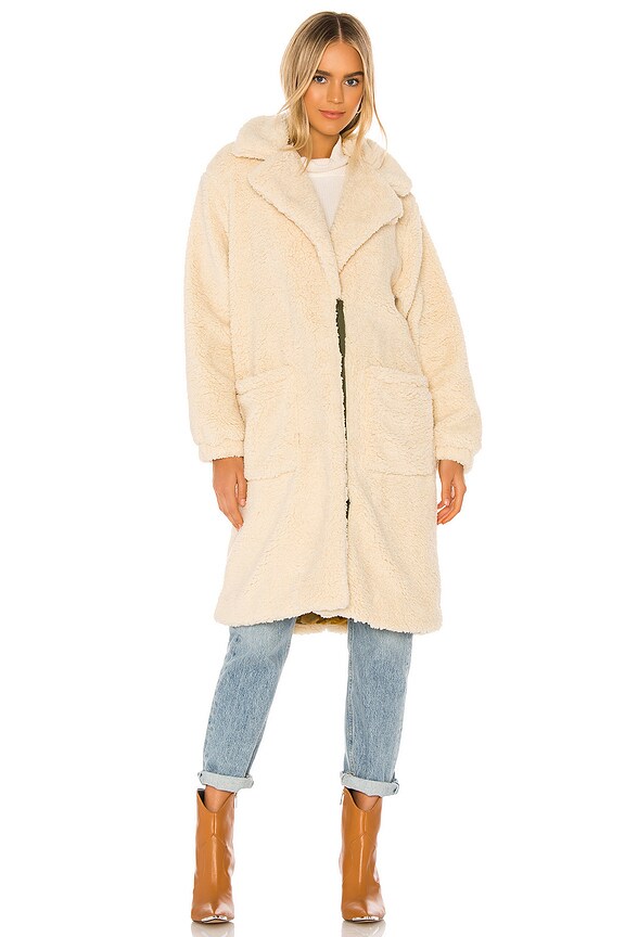 view 2 of 4 Tessa Teddy Coat in Cream