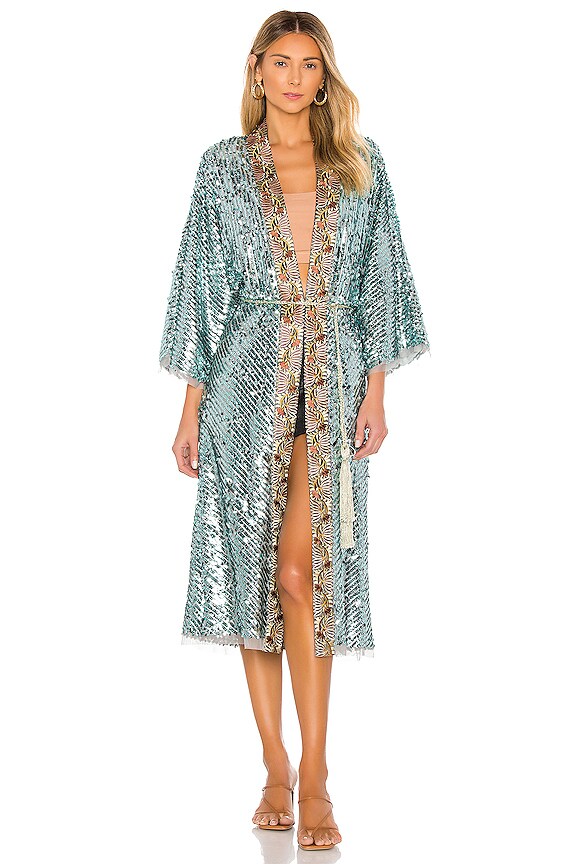 view 2 of 5 Light Is Coming Duster in Mint