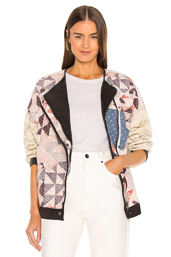 Free People Rudy Quilted Bomber   Multi Combo | Garmentory