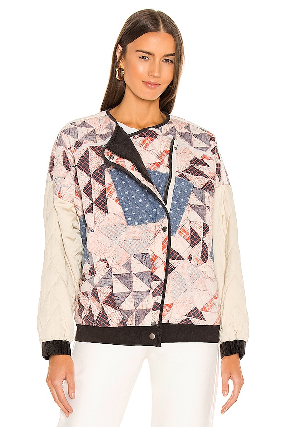 view 2 of 5 Rudy Quilted Bomber in Multi Combo