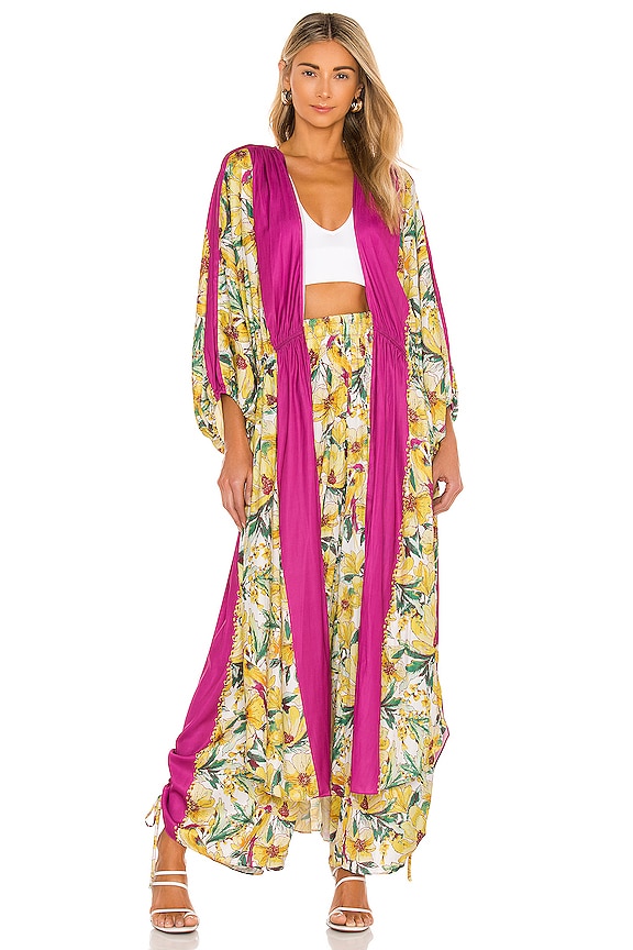 view 1 of 3 In Bloom Kimono in Garden Combo