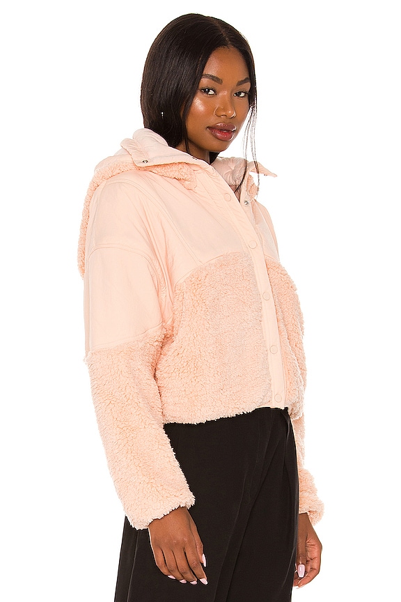 view 2 of 5 X FP Movement Adventure Awaits Fleece Jacket in Peach Champagne