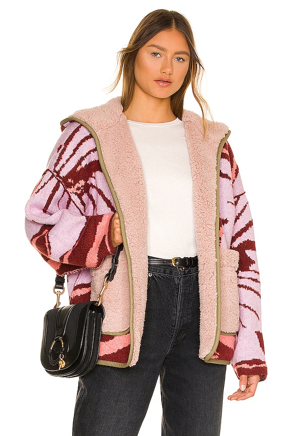 view 1 of 5 Winter Chill Reversible Jacket in Orchid Rose Combo
