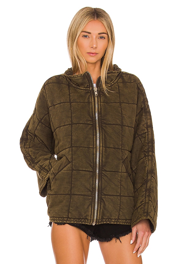 view 2 of 5 x We The Free Dolman Quilted Jacket in Dusted Military