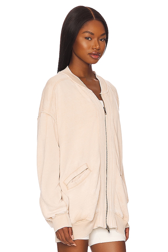 view 2 of 4 FREE PEOPLE ROBBY 보머 자켓 in Nomadic Desert