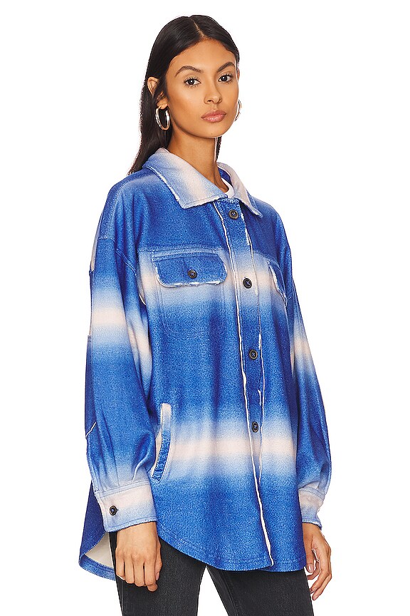 view 2 of 4 Printed Ruby Jacket in Deep Sea Combo