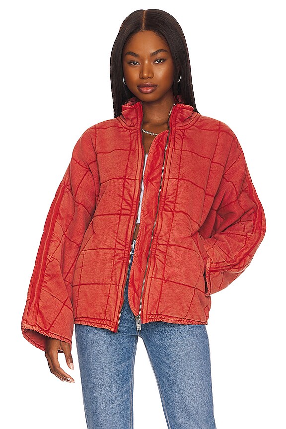 view 2 of 5 Dolman Quilted Jacket in Myrrh