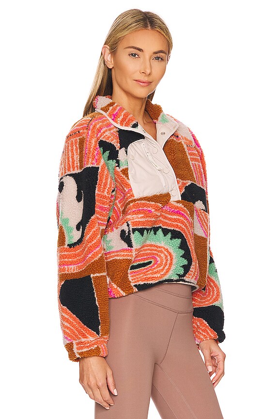 view 2 of 4 FP MOVEMENT ROCKY 풀오버 in Orange Wave Combo