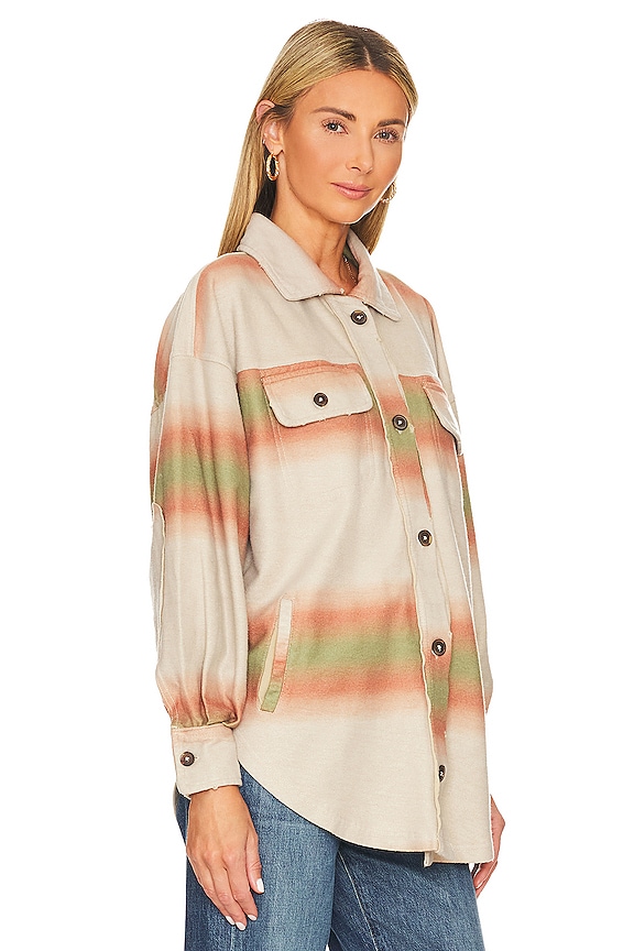 view 2 of 4 BLOUSON FREE PEOPLE RUBY in Marzipan Combo