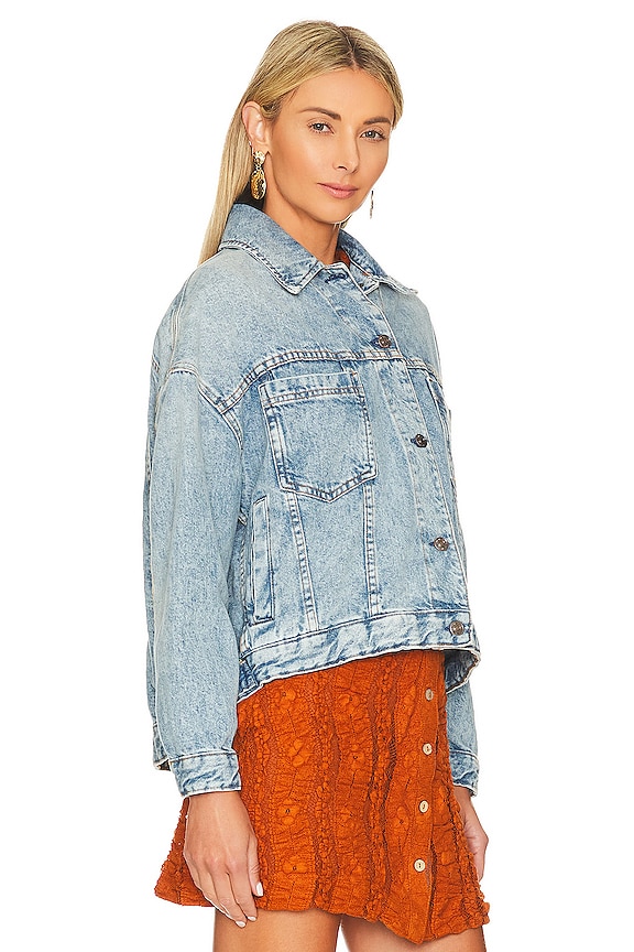 view 2 of 4 CHAQUETA DENIM WE THE FREE OPAL SWING in Ocean Night